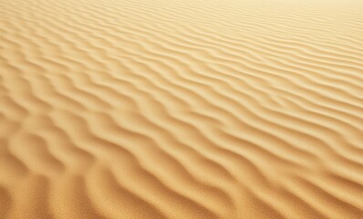 Golden sand dunes with gentle waves