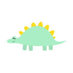 cute diplodocus illustration 