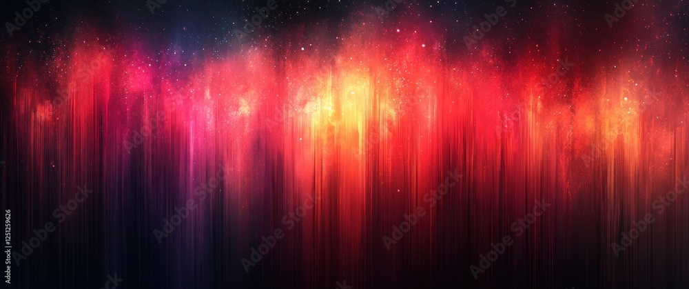 Aufkleber dark gradient abstract background with smooth transitioning colors in vibrant red and black for post