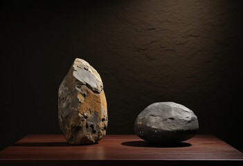 Naklejka premium Chinese Stone Age Peiligang culture