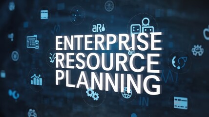 Obraz premium Enterprise Resource Planning: A Digital Business Solution