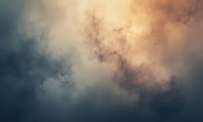 Moody sky with dramatic cloud patterns