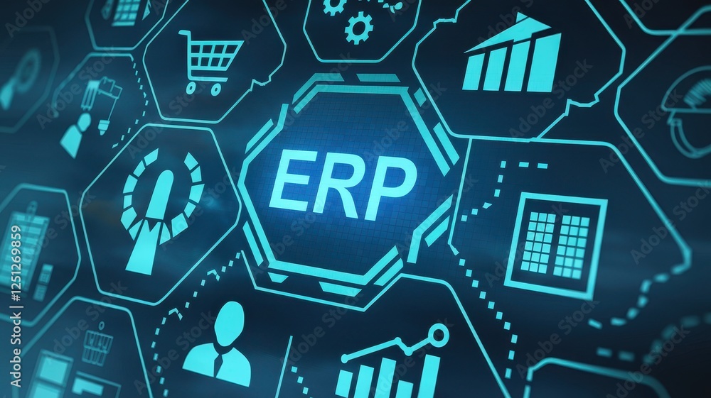 Poster erp system: business process management and automation
