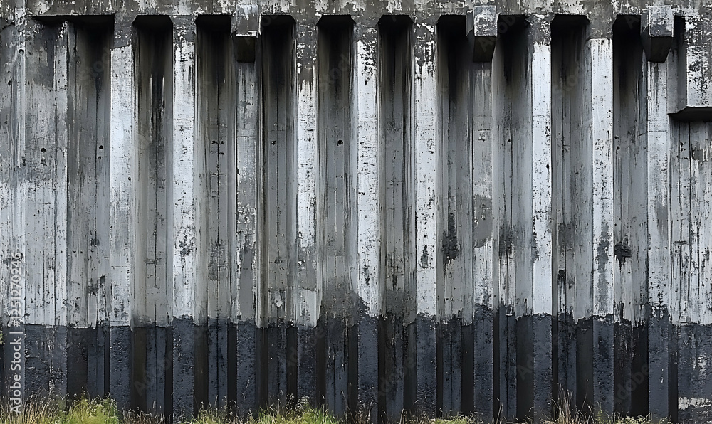 Poster abstract textured background of a weathered concrete wall with a dark base, ideal for design project