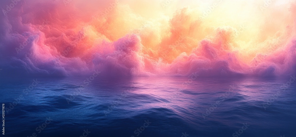 Poster blue gradient background with smooth noise texture abstract design for posters and banners