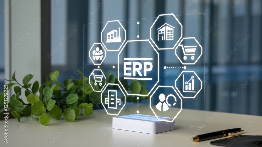 Poster erp system: business process management and automation
