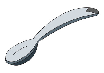 Spoon isolated on white background