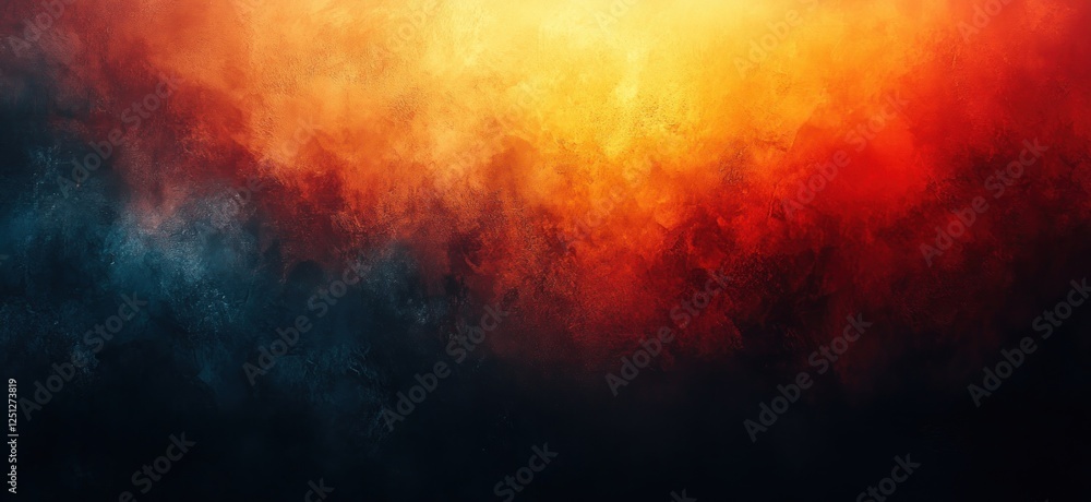 Poster gradient background with grainy texture in gray orange and white for abstract artwork and banner des