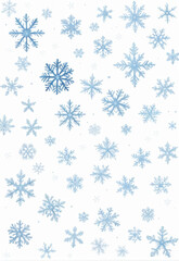 Snow in Winter Hand Painted Decorative Snowflake Romantic Floating Snow Winter