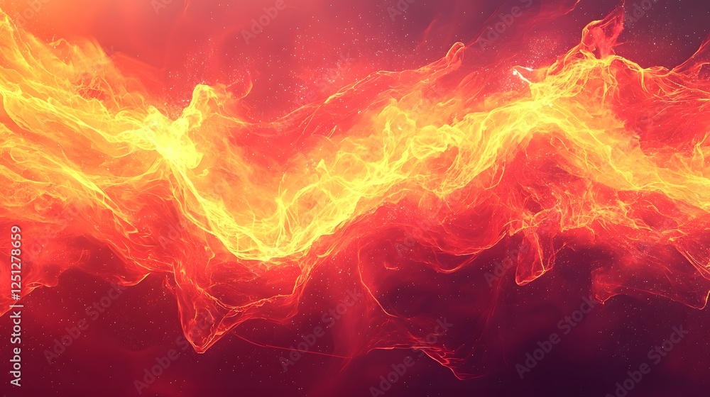 Poster conceptual and visually striking digital depicting a futuristic glowing neural network against a dra