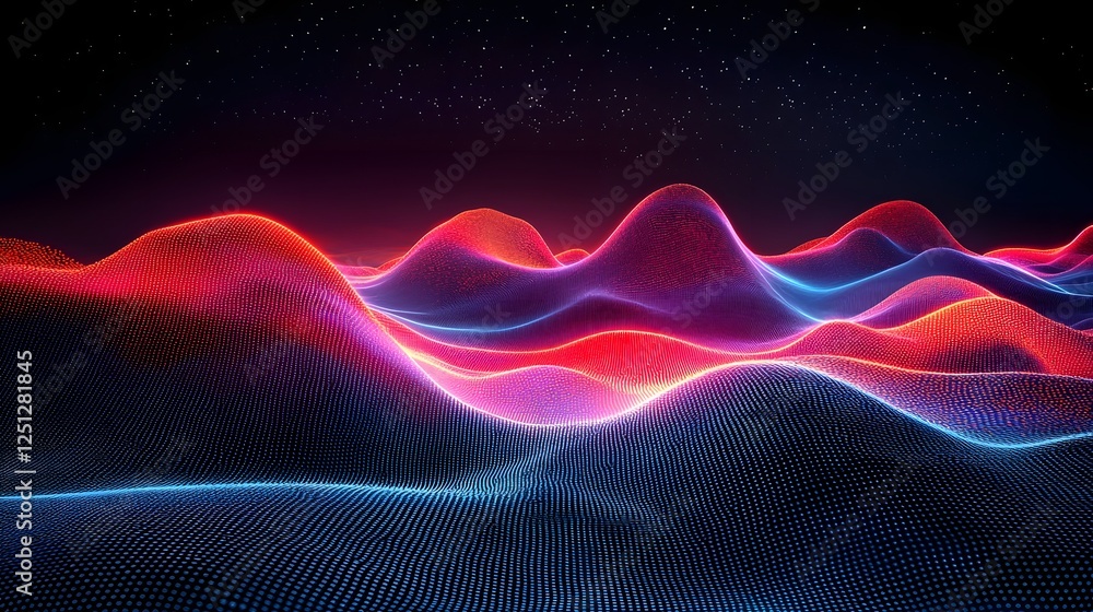 Poster captivating digital brain visualization showcasing the mesmerizing power and potential of deep learn