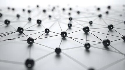 Visually captivating depiction of an intricate neural network with interconnected nodes and edges showcasing the intricate workings of advanced digital systems and the power of intelligence