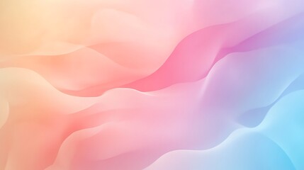 Obraz premium Abstract Pastel Wave Background Design