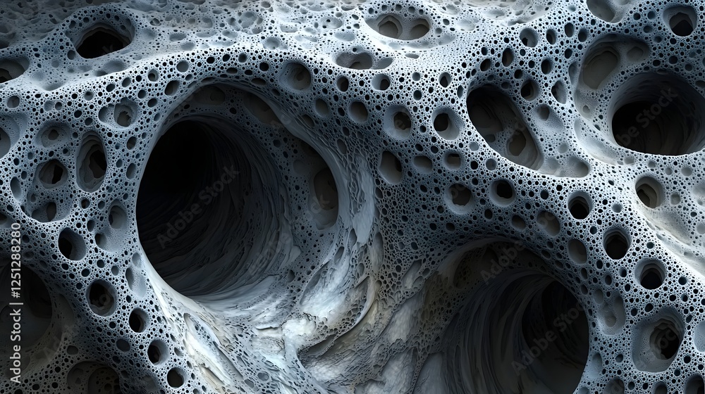 Aufkleber mesmerizing fractal like representation of neural network architecture an abstract