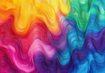 Obraz premium Abstract background with a rainbow coloured tie dye pattern design