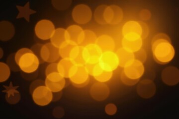 Abstract yellow bokeh, blurred starlight glow, blur, bright, shimmer