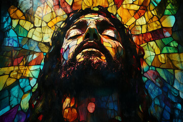 Jesus Christ Stained Glass Designs – Religious Artwork and Symbolism in Stained Glass