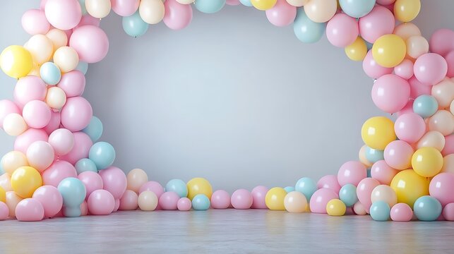 Artistic 3D balloon design elevating event aesthetics images