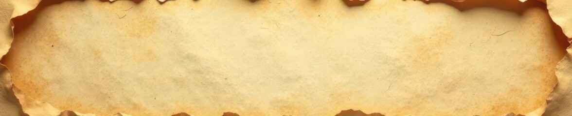 Obraz premium Aged paper sheets, textured edges, curled corners, craft, antique, stationery