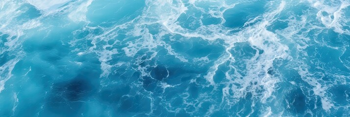 High-Resolution Aerial View of Turquoise Ocean Water with Intricate Waves and Textures Capturing the Beauty of the Sea and Coastal Serenity
