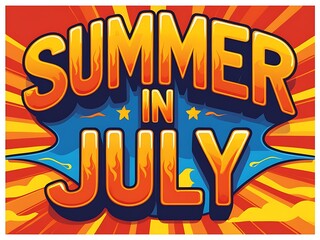 Summer In July A Vibrant Colorful Design