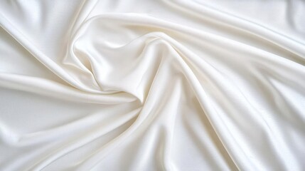 Naklejka premium Soft White Fabric Drape Texture