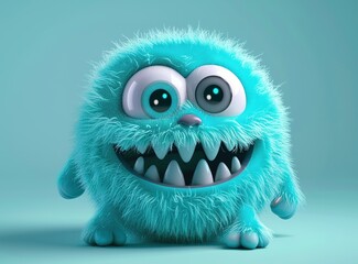 Obraz premium colorful cartoon monster 