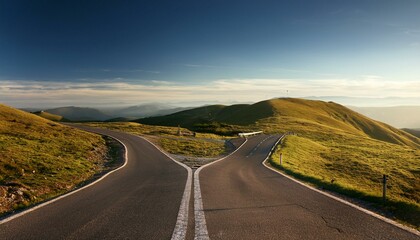 Fototapeta premium 分かれ道、選択、人生