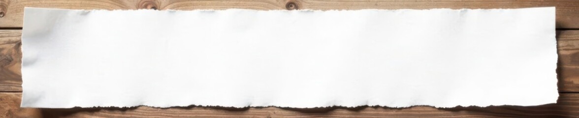 Obraz premium Blank white notepaper, crumpled edges, rustic background, recycled, surface