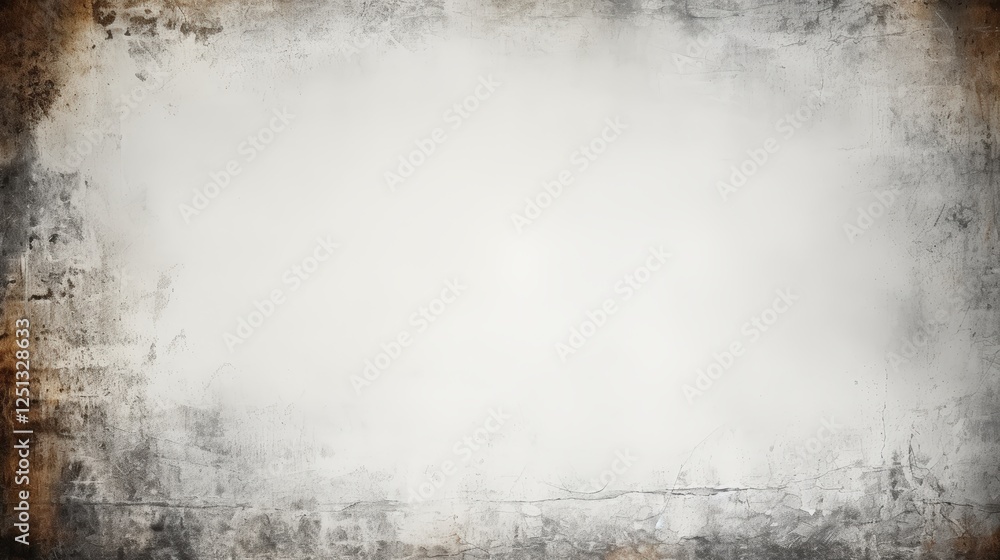 Poster grungy vignette texture with dust and scratches for vintage background or decorative design projects
