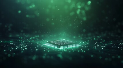 Futuristic digital lock featuring biometric scanning technology, ideal for security concepts and innovation themes.