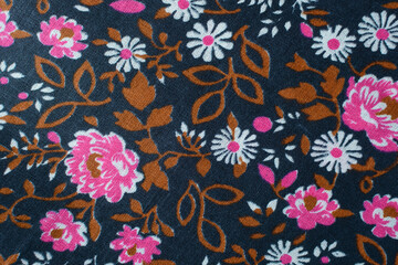 seamless floral pattern. floral pattern on fabric. wallpaper in a rustic modern design.  textile texture.