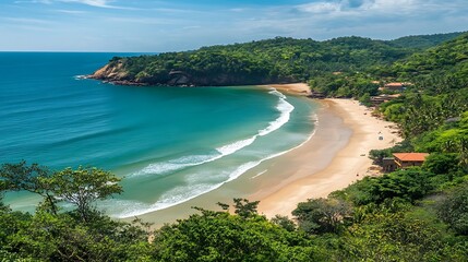 Fototapeta premium In the state of miranda there are coasts jungles and many park