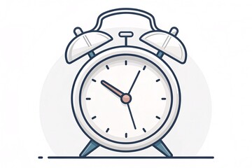 Time management techniques to enhance productivity home office digital illustration minimalist style close-up view concept of efficiency