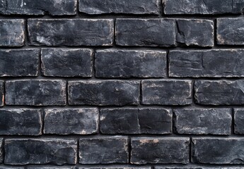 Obraz premium A brick wall with a black color