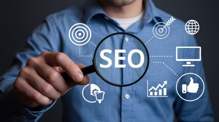 Magnifying SEO Optimization: A Visual Guide to Search Engine Optimization Strategies