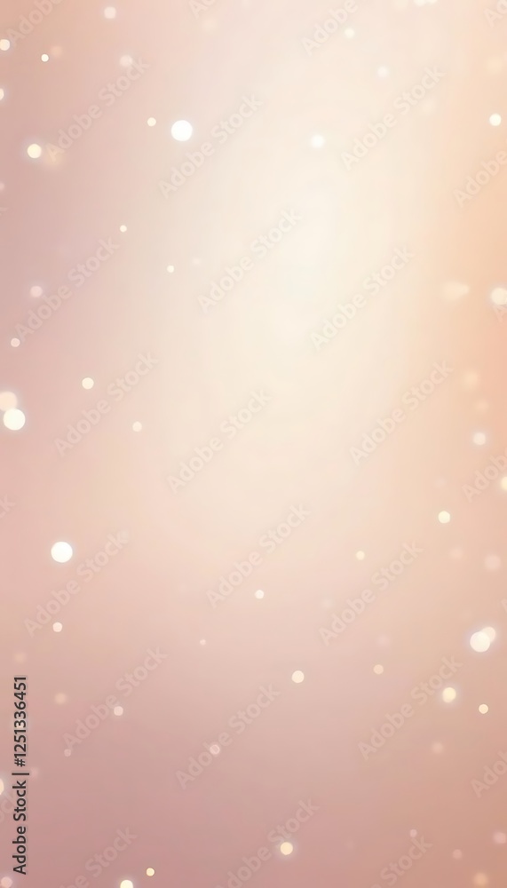 Poster generative ai ethereal luminescence a soft pink dreamscape with scattered sparkles