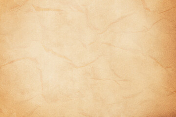 Old paper vintage texture surface background. Brown paper crumpled texture