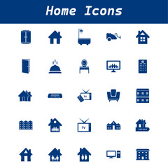 Home Icons Sets vector illustration design