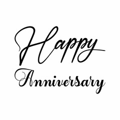 happy anniversary black letter quote