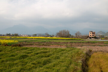 landcape of countryside in china