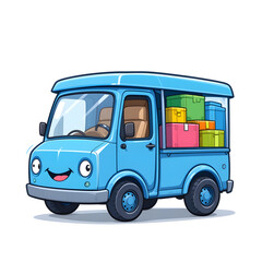 Playful Cartoon Truck