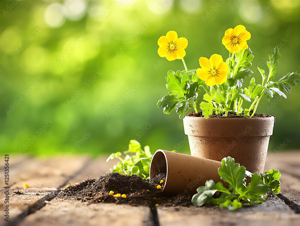 Poster  diy spring planting