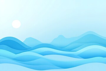Fototapeta premium Serene Blue Sky Gradient: A Breathtaking Celestial Canvas for Your Designs. Perfect for websites, apps, presentations, and social media backgrounds. Evokes feelings of calm, peace, and tranquility. 