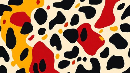 Bold abstract animal print pattern design images