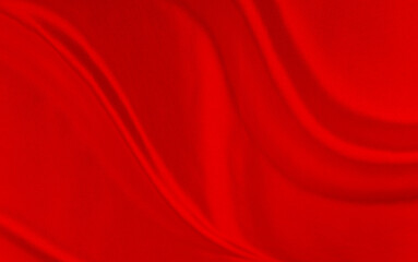 Black red satin dark fabric texture luxurious shiny that is abstract silk cloth background with patterns soft waves blur beautiful.