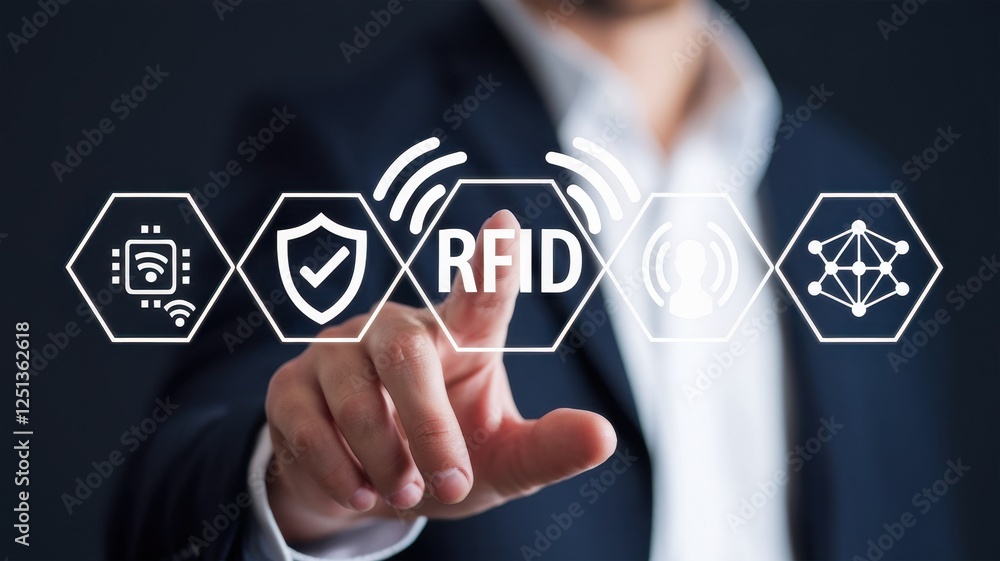 Poster rfid technology: secure identification and data management