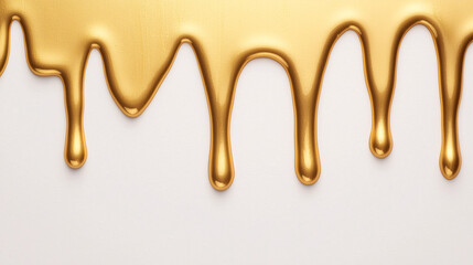 Dripping gold liquid art studio minimalistic close-up luxury concept