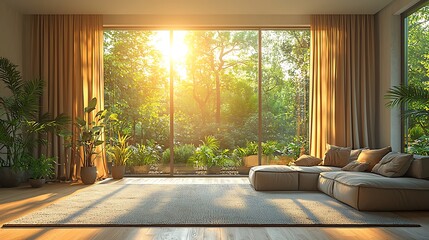 Fototapeta premium Natural light living room