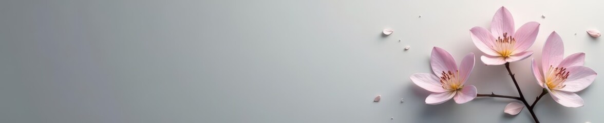 Obraz premium Clean gray background, geometric shapes, minimalist portfolio display, mockup, image